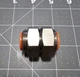 1PC SMC CORPORATION KQ2E13-00N Bulkhead Fitting union,1/2"OD,nickelpl