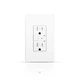 TOPELER Smart Wall Outlet with 2 Individually Controlled Ports, 1 PACK, White