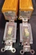 LOT OF 2 HUBBELL HBL1221-I 20 AMP 120/277V  IVORY TOGGLE SWITCHS NIB