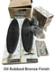 Baldwin 6546-102-FD Estate Door Dummy Kit Oil Rubbed Bronze Finish Wilmington