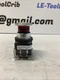 ALLEN BRADLEY PUSH PULL BUTTON - RED 800T-FXQ24RA1 24V H-301