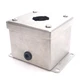 Hoffman E1PBSS Stainless Steel Pushbutton Enclosure, 30mm, IP66, 3.5x3.25x2.75in
