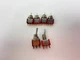 Lot of 6 C&K Switches 4x 8121 Push Button + 2x 7101 Toggle Panel Mount