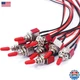 Twidec/8Pcs Mini Toggle Switch SPST 2 Position 2 Pins ON/Off AC 125V 5A AC 3A 25