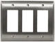 Amerock 1906900 Nickel Candler Triple Rocker Switch Plate