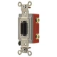 Hubbell Wiring Device-Kellems Hbl1222l Wall Swtch, 2-Pole, 120/277V, 20A, Brn,