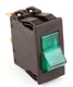 APW Wyott TA45-A324F160C0, Rocker Switch, DPST, Green, 16A