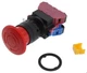 1pc Idec HW1B-V4F11-R Emergency Stop Switch, Dpst-1No, Spst-Nc, Pushlock Tu