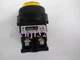 1pc New Fuji Yellow Head Lighted Push Button Switch AR30EOL E3
