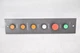 MJM 23759 6 PUSH BUTTON SWITCH PANEL WITH IDEC LW-C10, LW-C2 & LW-C20