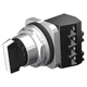 1 PC Siemens '52SA2AABA1P Selector Switch, 30 mm, 1NO/1NC, Black