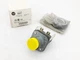 New Allen Bradley 800T-B9D1 Ser. T Yellow Extended Head Pushbutton