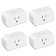 TREATLIFE 4 Pack Smart Plugs That Work with Alexa and Google Home, 7 Day Heav...