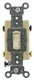 Leviton 15-Amp, 120/277-Volt, Toggle Framed 4-Way AC Quiet Switch, Commercial