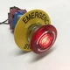 Idec AVLW49922D-R-24V LED Illuminated Emergency E-Stop Pushbutton Switch 2NO-2NC
