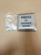 New Press to Operate Door Stainless Steel Electric Square Switch Unimax AS03044