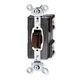HUBBELL HBL1283 Wall Switch,Brown,20 A;Side,3-Way 3D005
