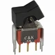 5pcs C&K7101J1V3BE Switch Rocker Miniature SPDT 0.4VA 20V Gold PC Contacts AC/DC