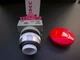 AOW401-R IDEC 40mm Red Mushroom Head Pushbutton 1NC 10A 600V HW-U Screw