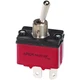 APEM 3649NF/2 Lever Switch, DPDT, On-Off-On 250V, 6A