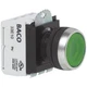 BACO BAL21AH20H L21AH20H Plastic Front Ring Button, Chrome Green 1