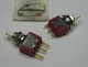 Push-Button Switch Momentary SPDT 120VAC 1A Panel Mount C&K 8121 - NOS Qty 2