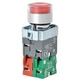Dayton Illuminated Push Button, 22 mm, 1NO/1NC, Red 30G202 Dayton 30G202 22 mm