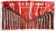 CHESCO  25 pc. HEX KEY WRENCH SET - inch & metric sizes long&short series, 80281