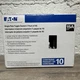 Eaton Single Pole Toggle Switch Box of 10 White 15 Amp 1301-7W-10-L