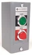 Allen-Bradley 800H-2HHX7, 1", 2-Gang, Dead End, Pushbutton Enclosure Base, 1pc