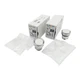 2x Schneider Electric Harmony ZB4BA18 Illuminated Push Button White -Unused/Original Packaging-