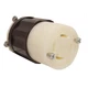 Leviton 2423 20 Amp, 250 Volt 3-Phase, NEMA L15-20R, 3P, 4W, Locking Connector L