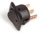 Grote 82-2131 Rocker Switch, Led, 25 Amp, 3 Blade, 7/8" Dia., Yellow