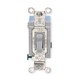 Hubbell Wiring Device-Kellems Hbl1201gy Wall Swtch, 1-Pole, 120/277V, 15A, Gry,