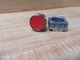 Siemens 3SB3500-0AA21 Furnas Red Push Button W/Holder