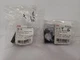 ABB CBK-PB FLAT PUSHBUTTON ACTU. W/HOLDER MOMENTARY BLACK FLUSH (LOT OF 2) NIB