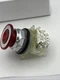 SQUARE D 120V RED MUSHROOM PUSH PULL SWITCH 9001KR9RH13 SCHNEIDER NEW NO BOX KA1