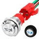 Joinfworld Horn Button 12V 20A Heavy Duty 16MM Metal Switch Silver 