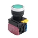 APIELE 22mm Momentary Push Button Switch Metal Head Plastic Body 110V Green 