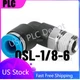 FESTO CORPORATON QSL-1/8-6 Push-in 90 deg Connector