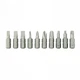 Wiha 72593 Slotted/Phillips/Square Insert Bit Set, 10 pieces