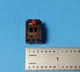(2PCS) Switch, SERULRD7.62AUOABRN, ITT/C&K, NO BUTTON,SPDT Keyswitch,Illuminated