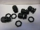 3219, Heyco, Pg16 Liquid Tight Cord Grip Black, Lot of 5