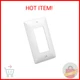 TayMac 5000W Paintable Masque Wall Plate Cover, White, 1-Gang