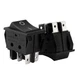 uxcell DPDT 6 Terminal 2 Position Boat Rocker 6pin-1pcs, 6 Pin 2 