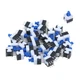 Antrader 30 Pcs Micro Push Button Switch, 6 Pin DPDT Self-Locking Power On/Of...