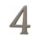 Baldwin 90674102 90674.102 House Number 4, Oil-Rubbed Bronze