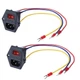 3Dman 15A 250V Rocker Switch On/Off Power Socket Inlet Module Plug 10A 2pcs