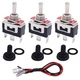 TWTADE 3Pcs Momentary Toggle Switch 3 Pins 3 Position ON/Off/ON SPDT Heavy Du...