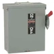 Fusible Outdoor General-Duty Safety Switch Disconnect 2 Pole GE 100 Amp 240-Volt